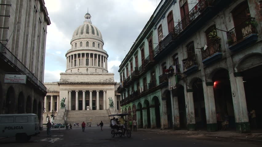 HAVANA - CIRCA DEC 2010: The Capitolio, former parliament in Havana Cuba