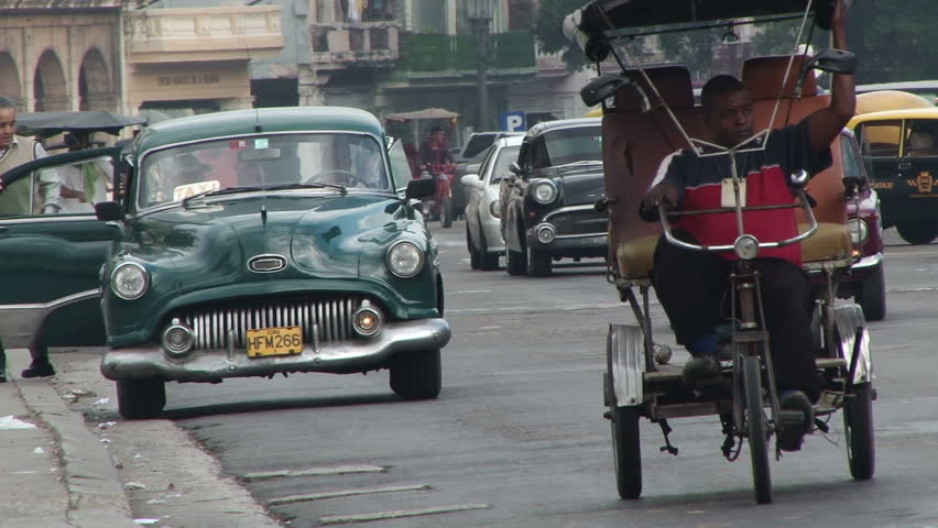 HAVANA - CIRCA DECEMBER 2010: Classic Cars in Havana Centro, Cuba.