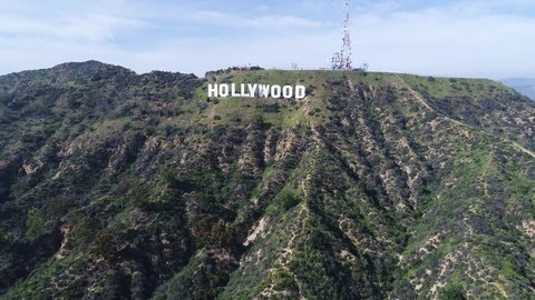 Hollywood Sign Aerial Shot / Los Angeles / 03.15.2017