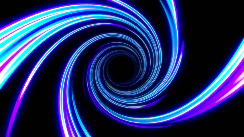 seamlessly looping background animation techno tunnels Stock Footage