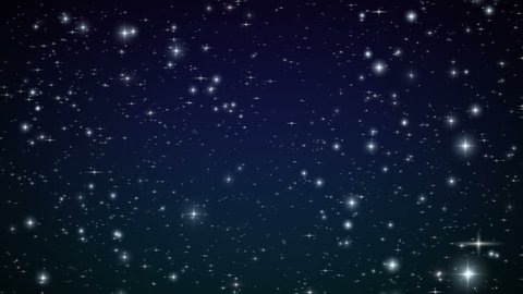 Flight Through Stars Looped Animation Beautiful Stock Footage Video ...