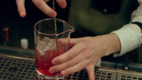 Row Of Aperol Spritz Cocktails Stockvideoklipp Pa Helt