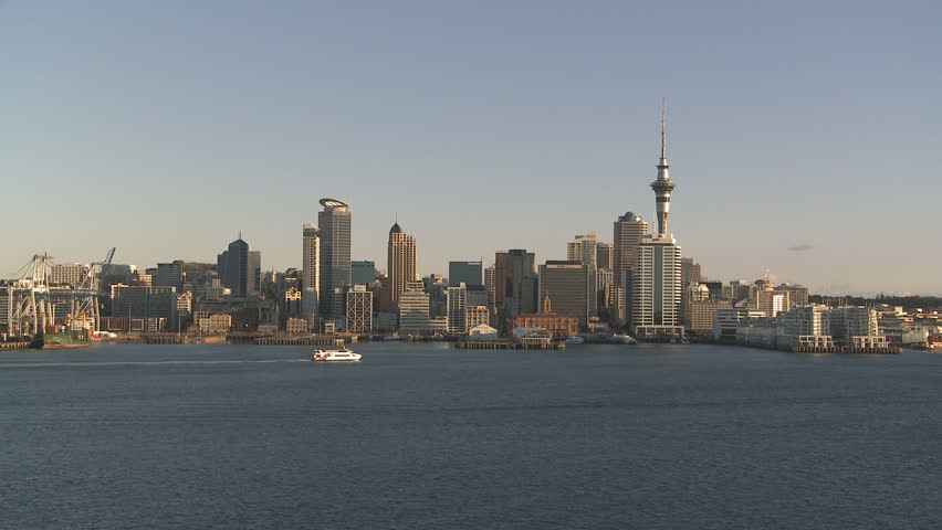 Timelapse of Auckland, New Zealand and harbour