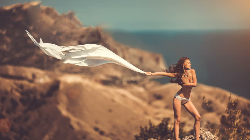 Young Naked Girl Standing On Stock Footage Video (100% Royalty-free) 25125488 - Shutterstock