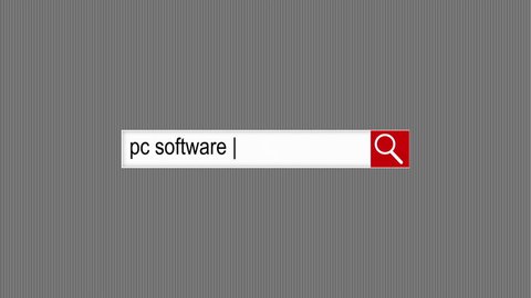 PC software - Computer Generated Animated Browser Search Button
