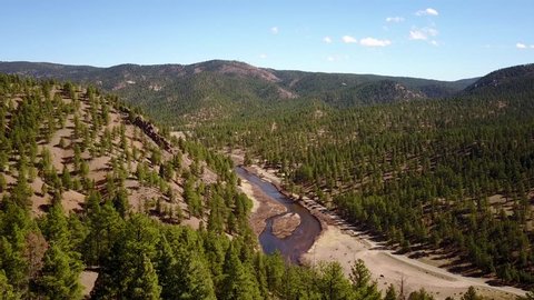 Aerial View of South Platte River in Colorado