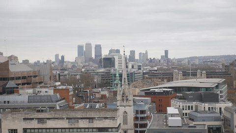 View of the central part of London.