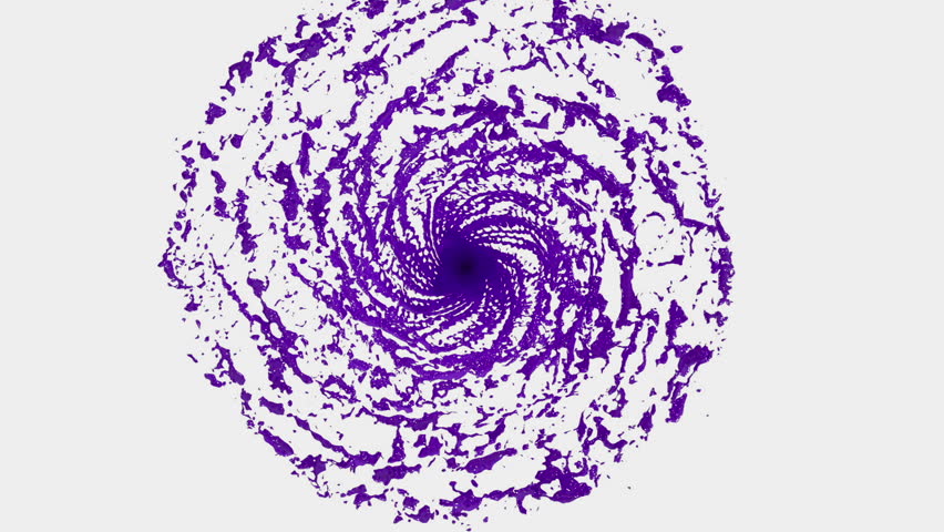 violet liquid tornado beautiful colored paint Stock Footage Video (100% Roy...