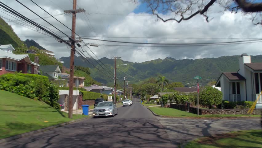 Manoa Road Honolulu Hawaii Residential Stock Footage Video 100 Manoa Road Honolulu Hawaii Residential Stock Footage Video 100