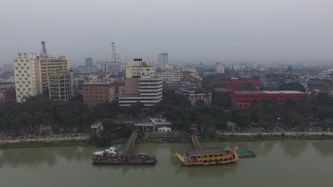 Aerial view of Calcutta
