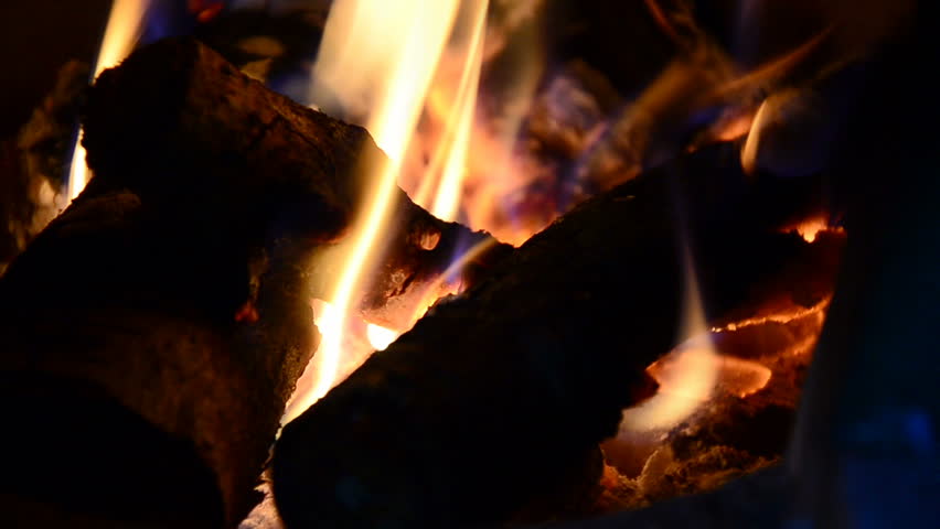 fire flame in kiln