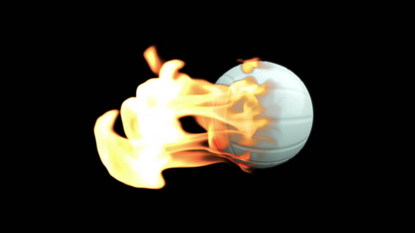 Volleyball on Fire