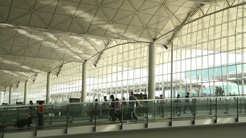 Inside the airport - Hong Kong International Airport