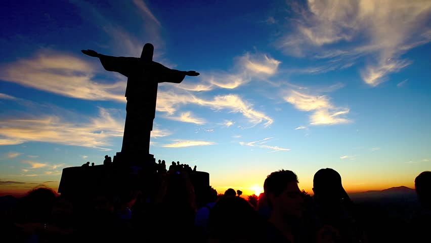 Christ the Redeemer statue in rio de janeiro in brazil 