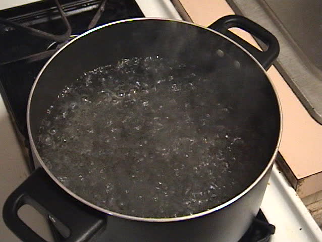 water boiling pot