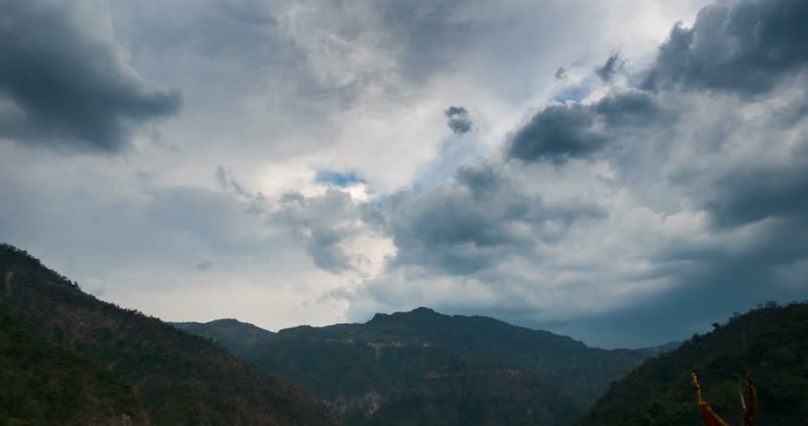 Dramatic cloudscape on the mountains before rain storm, scenic time lapse.
clouds, storm, mountains, mountain, time lapse, valley, dramatic sky, landscape, 
