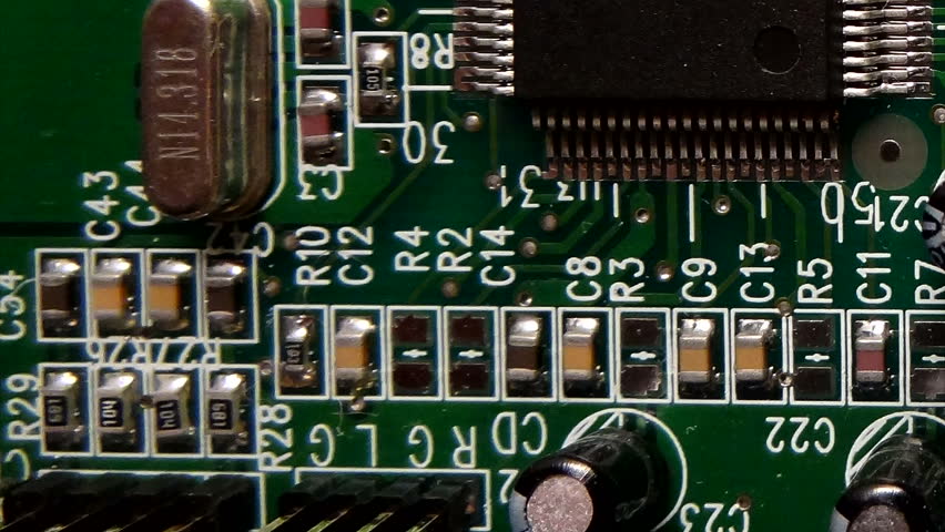 Electronic circuit board.