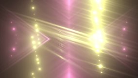 VJ Fractal pink kaleidoscopic background.  Background orange motion with fractal design. Disco spectrum lights concert spot bulb. Light Tunnel. Seamless loop. 
