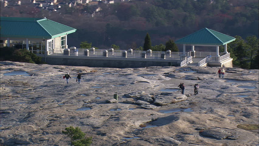People On Top Of Stone Mountain United States, DeKalb County-2008