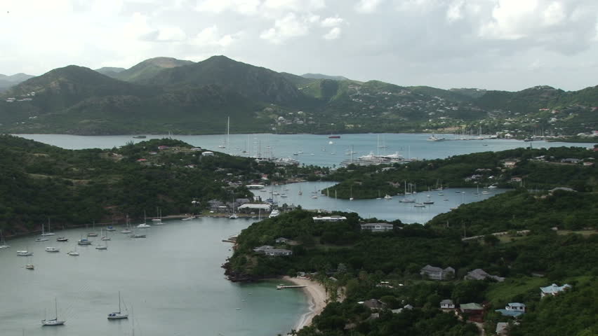 2010-November - The view over English Harbour and Nelson's Dockyard on the