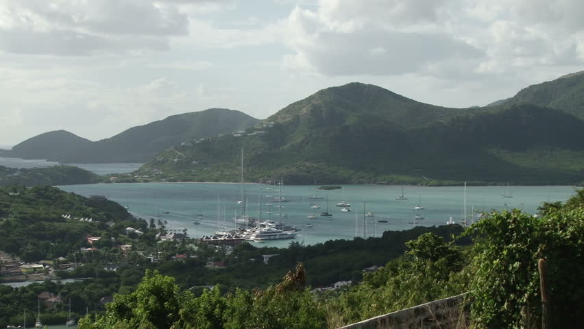 2010-November - The view over English Harbour and Nelson's Dockyard on the