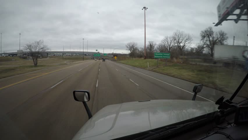 Semi-Truck POV Dashcam | St. Louis, Missouri
