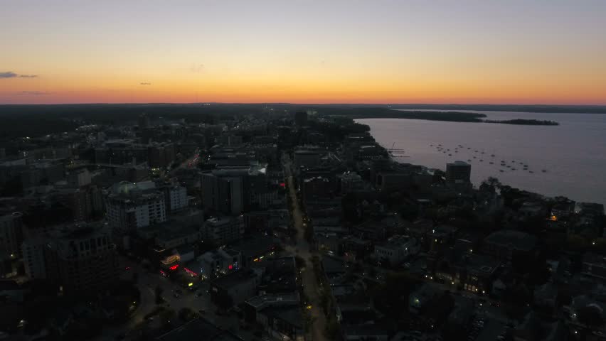 Aerial Wisconsin Madison September 2016 4K