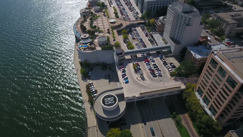 Aerial Wisconsin Madison September 2016 4K