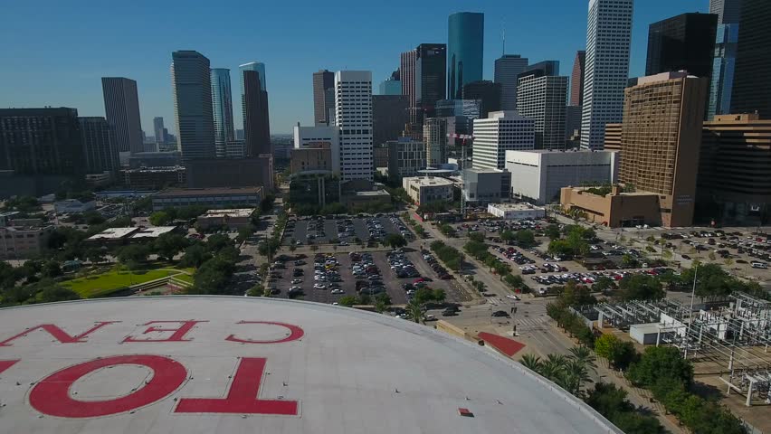 Aerial Texas Houston September 2016 4K