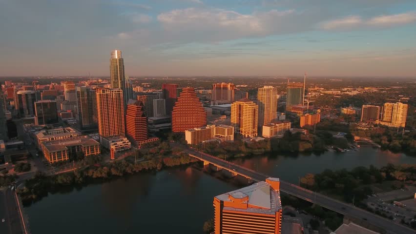 Aerial Texas Austin September 2016 4K
