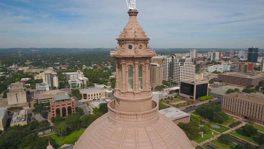 Aerial Texas Austin September 2016 4K