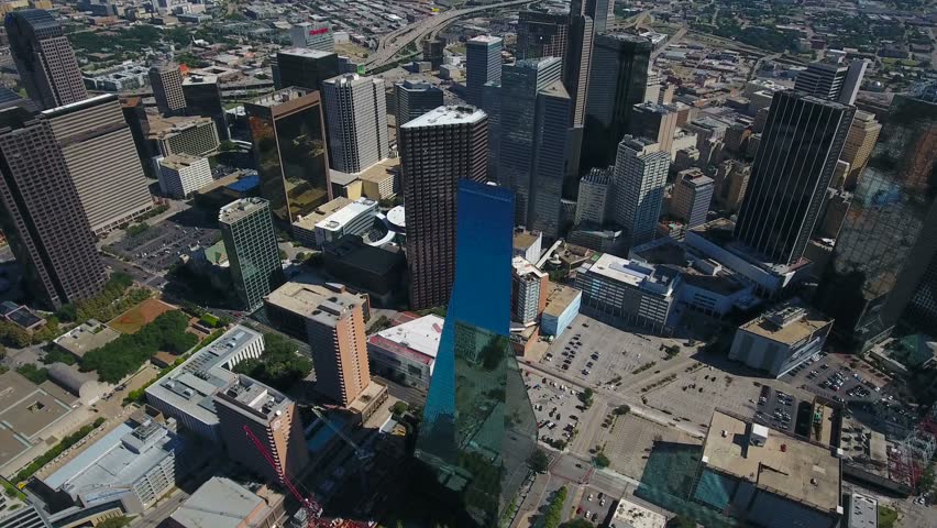 Aerial Texas Dallas September 2016 4K