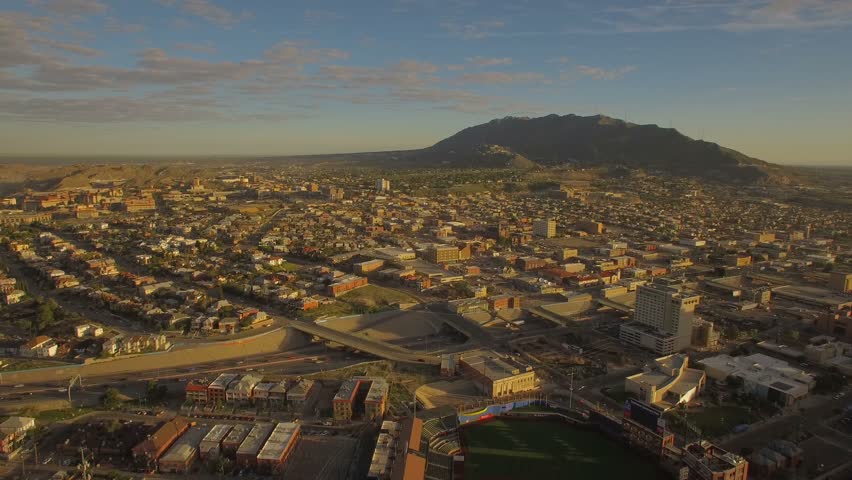 Aerial Texas El Paso September 2016 4K