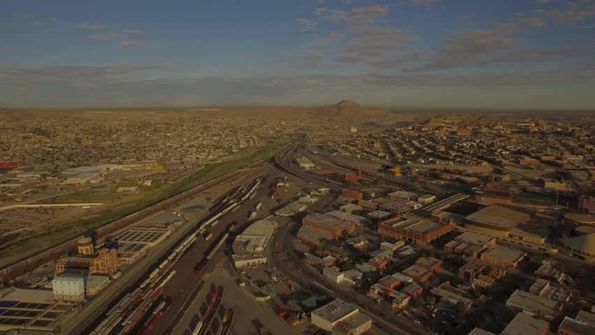 Aerial Texas El Paso September 2016 4K