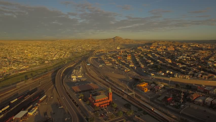Aerial Texas El Paso September 2016 4K