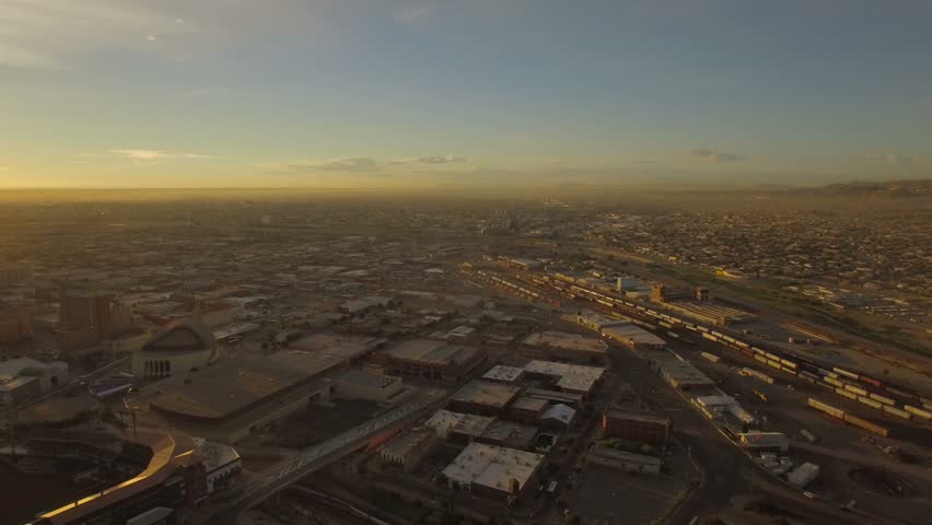 Aerial Texas El Paso September 2016 4K