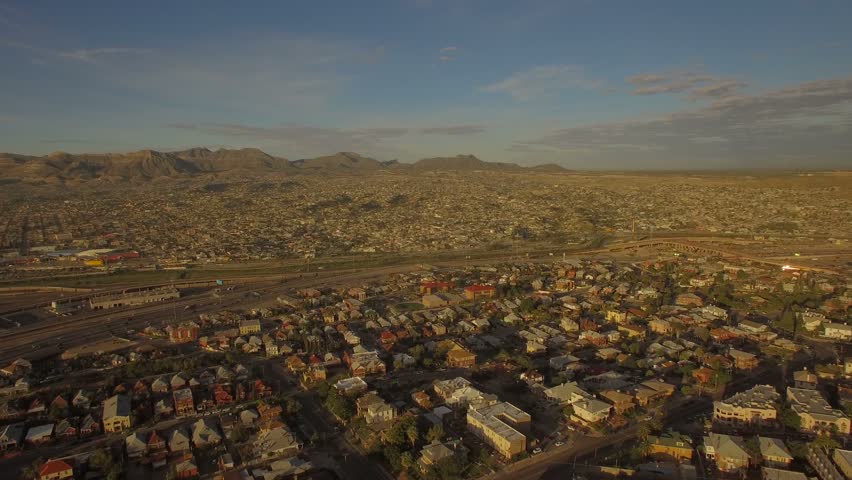 Aerial Texas El Paso September 2016 4K
