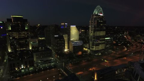Aerial Ohio Cincinnati September 2016 4K
