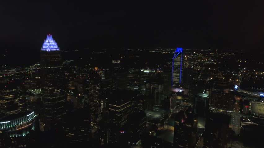 Aerial North Carolina Charlotte September 2016 4K