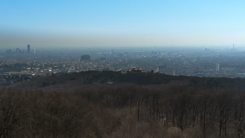 Skyline pan Vienna, Austria, Europe, 4K