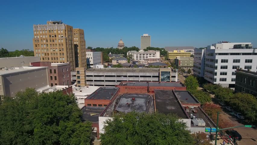 Aerial Mississippi Jackson September 2016 4K