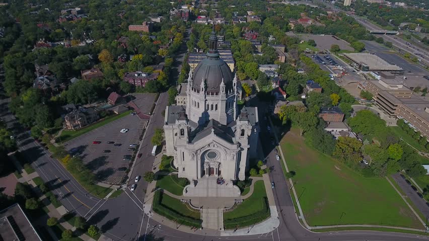 Aerial Minnesota Saint Paul September 2016 4K