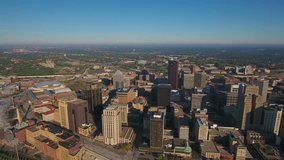 Aerial Minnesota Saint Paul September 2016 4K