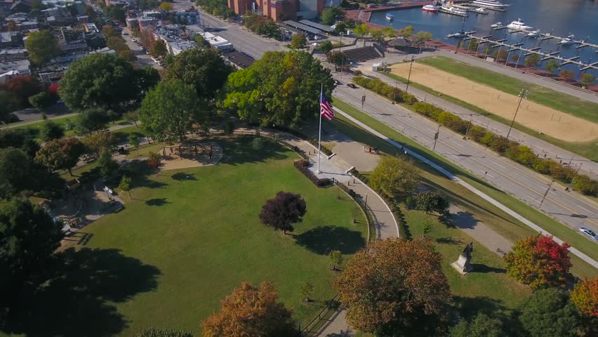 Aerial Maryland Baltimore September 2016 4K