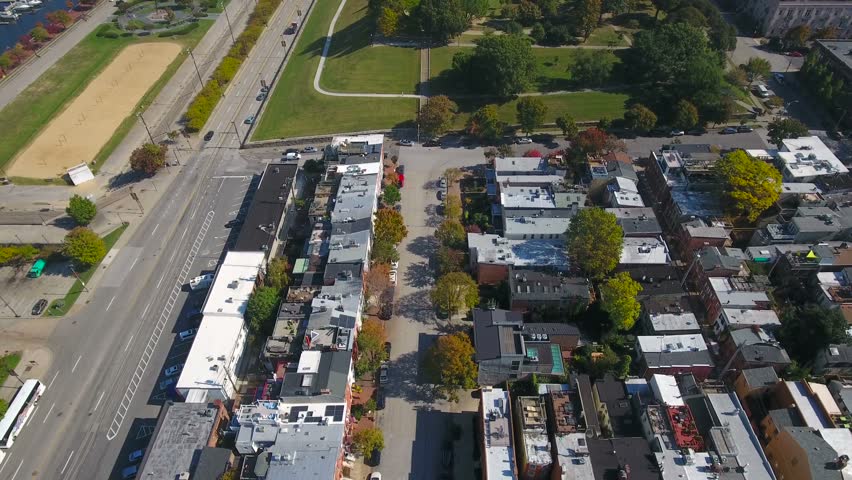 Aerial Maryland Baltimore September 2016 4K