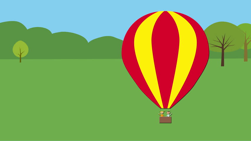 hot air balloon video