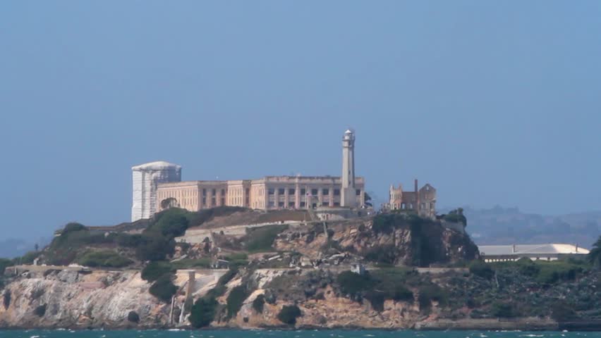 SAN FRANCISCO, USA - SEPT 11: Alcatraz Island on September 11, 2012 in San Francisco, California, USA. Alcatraz Island is one of the most famous tourist attractions of San Francisco.