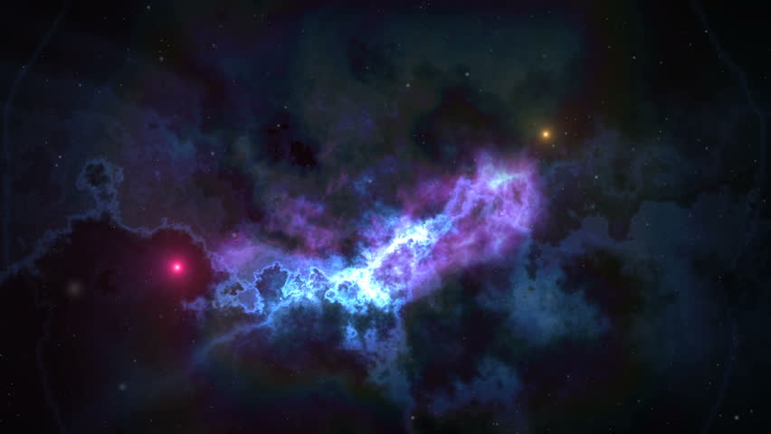 Space animation background with nebula, stars. The Milky Way, the Galaxy and the Nebula | Shutterstock HD Video #25459859