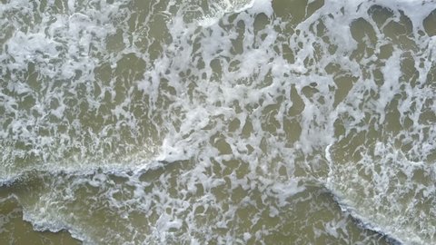 uplifting drone waves sea 