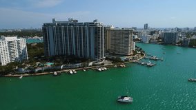 Belle Isle Miami Beach drone footage